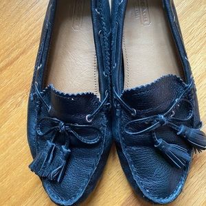 Coach Leather shoes- Nadia Pebble Grain Lthr Black